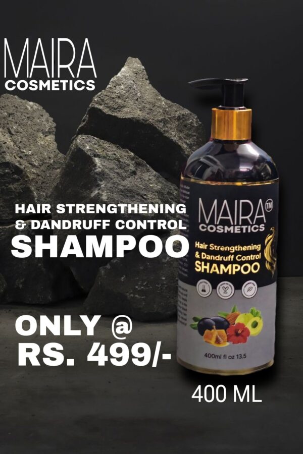 SHAMPOO | STRENGTHENING AND DANDRUFF CONTROL | 400ML