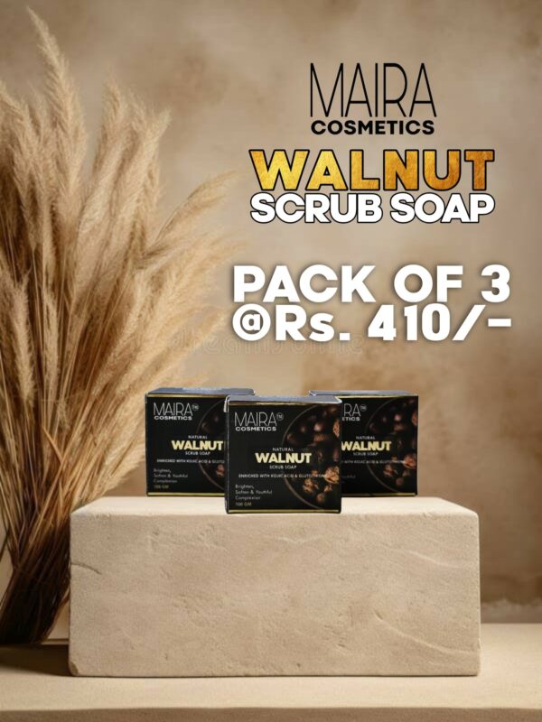 WHITENING WALNUT SOAP | Pack of 3